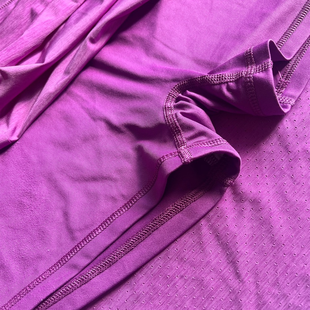 Nike Golf Dri-Fit Skort Skirt Heathered Purple Lightweight Perforated Size XL - Picture 6 of 16